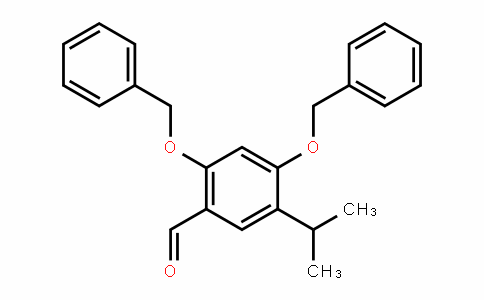 2,4-Bis(benzyloxy)-5-isopropylbenzaldehyde