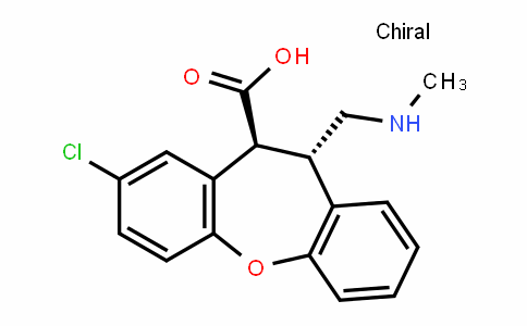 (10S,11S)-8-chloro-11-((methylamino)methyl)-10,11-DihyDroDibenzo[b,f]oxepine-10-carboxylic acid