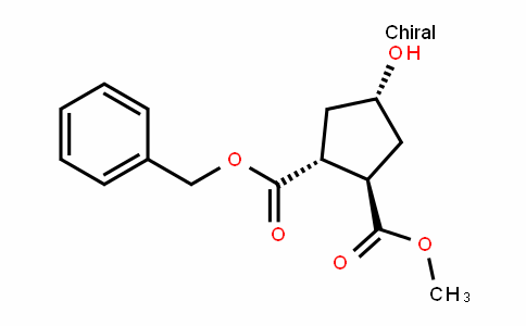 (1R,2R,4R)-1-benzyl 2-methyl 4-hyDroxycyclopentane-1,2-Dicarboxylate