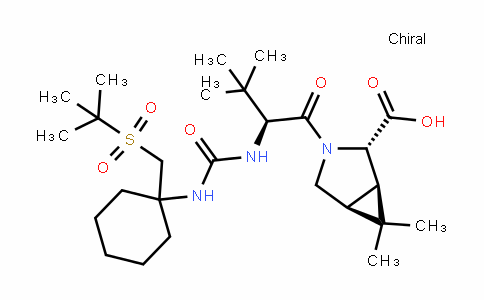 (1R,2S,5S)-3-((S)-2-(3-(1-(Tert-butylsulfonylmethyl)cyclohexyl)ureiDo)-3,3-Dimethylbutanoyl)-6,6-Dimethyl-3-azabicyclo[3.1.0]hexane-2-carboxylic acid