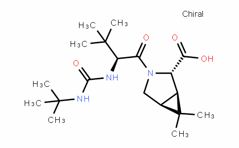 (1R,2S,5S)-3-((S)-2-(3-Tert-butylureiDo)-3,3-Dimethylbutanoyl)-6,6-Dimethyl-3-aza-bicyclo[3.1.0]hexane-2-carboxylic acid