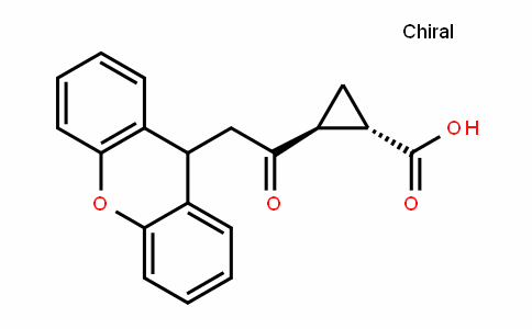 (1S,2S)-2-(2-(9H-xanthen-9-yl)acetyl)cyclopropanecarboxylic acid