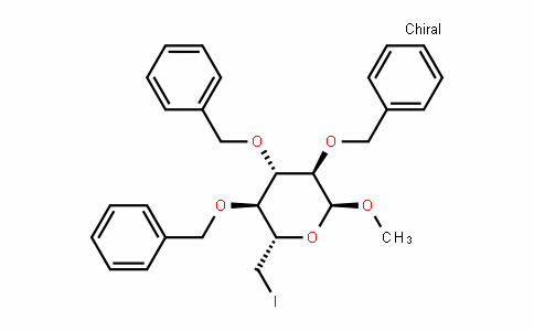 (2S,3S,4S,5R,6S)-3,4,5-tris(benzyloxy)-2-(ioDomethyl)-6-methoxytetrahyDro-2H-pyran