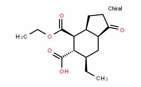 (3aS,4S,5S,6R,7aS)-4-(ethoxycarbonyl)-6-ethyl-1-oxooctahyDro-1H-inDene-5-carboxylic acid