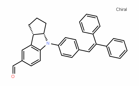 (3aS,8bS)-4-(4-(2,2-Diphenylvinyl)phenyl)-1,2,3,3a,4,8b-hexahyDrocyclopenta[b]inDole-7-carbalDehyDe