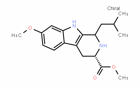 (3S)-methyl 1-isobutyl-7-methoxy-2,3,4,9-tetrahyDro-1H-pyriDo[3,4-b]inDole-3-carboxylate