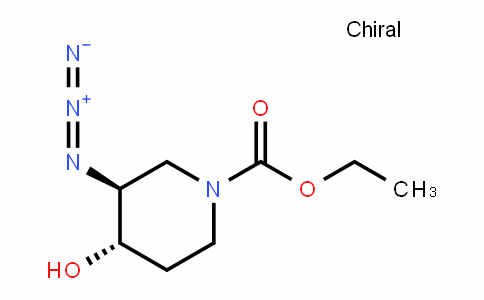 (3S,4S)-ethyl 3-aziDo-4-hyDroxypiperiDine-1-carboxylate