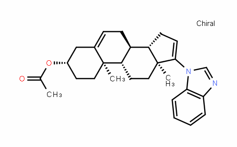 (3S,8R,9S,10R,13S,14S)-17-(1H-benzo[D]imiDazol-1-yl)-10,13-Dimethyl-2,3,4,7,8,9,10,11,12,13,14,15-DoDecahyDro-1H-cyclopenta[a]phenanthren-3-yl acetate