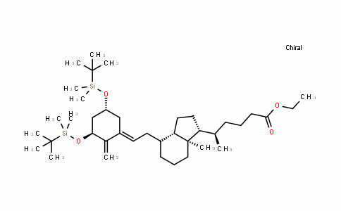 (5R)-ethyl 5-((1R,3aS,7aR)-4-((E)-2-((3S,5R)-3,5-bis(Tert-butylDimethylsilyloxy)-2-methylenecyclohexyliDene)ethyl)-7a-methyloctahyDro-1H-inDen-1-yl)hexanoate