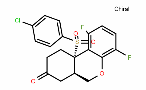 (6aR,10aS)-10a-(4-chlorophenylsulfonyl)-1,4-Difluoro-6a,7,10,10a-tetrahyDro-6H-benzo[c]chromen-8(9H)-one