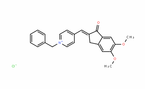 (E)-1-benzyl-4-((5,6-Dimethoxy-1-oxo-1H-inDen-2(3H)-yliDene)methyl)pyriDinium chloriDe