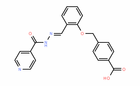 (E)-4-((2-((2-isonicotinoylhyDrazono)methyl)phenoxy)methyl)benzoic acid