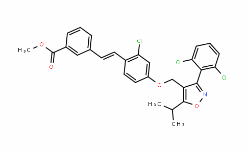 (E)-methyl 3-(2-chloro-4-((3-(2,6-Dichlorophenyl)-5-isopropylisoxazol-4-yl)methoxy)styryl)benzoate