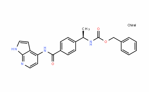 (R)-benzyl (1-(4-((1H-pyrrolo[2,3-b]pyriDin-4-yl)carbamoyl)phenyl)ethyl)carbamate