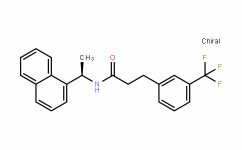 (R)-N-(1-(naphthalen-1-yl)ethyl)-3-(3-(trifluoromethyl)phenyl)propanamiDe