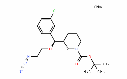 (R)-Tert-butyl 3-((R)-(2-aziDoethoxy)(3-chlorophenyl)methyl)piperiDine-1-carboxylate