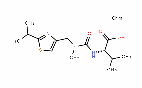 (S)-2-(3-((2-isopropylthiazol-4-yl)methyl)-3-methylureiDo)-3-methylbutanoic acid