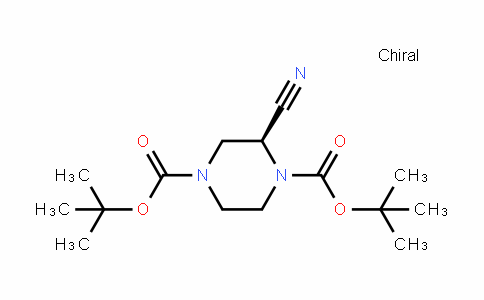 (S)-Di-Tert-butyl 2-cyanopiperazine-1,4-Dicarboxylate