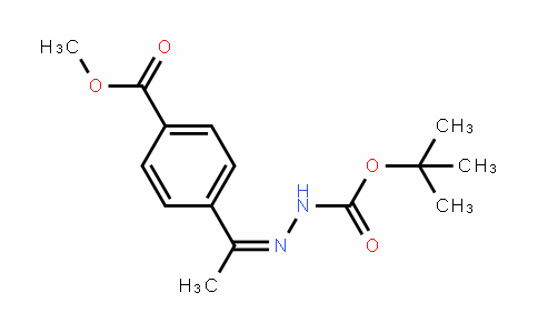(Z)-Tert-butyl 2-(1-(4-(methoxycarbonyl)phenyl)ethyliDene)hyDrazinecarboxylate