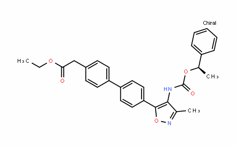 [4'-[3-methyl-4-[[[((R)-1-phenylethyl)oxy]carbonyl]amino]isoxazol-5-yl]biphenyl-4-yl]acetic acid ethyl ester