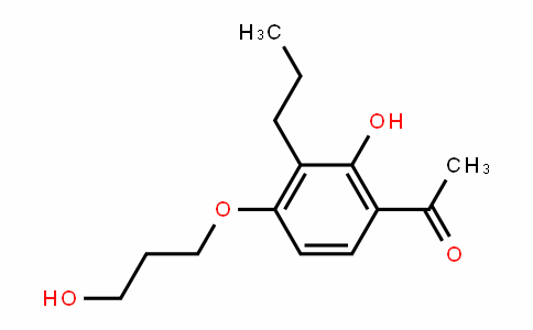 1-(2-hyDroxy-4-(3-hyDroxypropoxy)-3-propylphenyl)ethanone