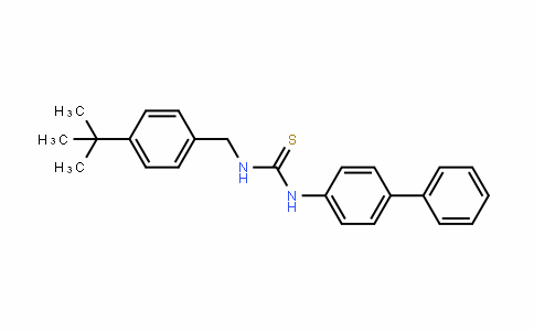 1-(biphenyl-4-yl)-3-(4-Tert-butylbenzyl)thiourea