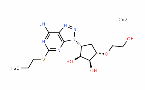 1,2-CyclopentaneDiol, 3-[7-amino-5-(propylthio)-3H-1,2,3-triazolo[4,5-D]pyrimiDin-3-yl]-5-(2-hyDroxyethoxy)-, (1S,2S,3R,5S)-
