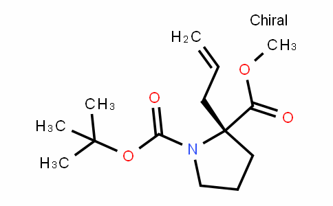 1,2-PyrroliDineDicarboxylic acid, 2-(2-propen-1-yl)-, 1-(1,1-Dimethylethyl) 2-methyl ester, (2R)-