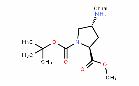 1,2-PyrroliDineDicarboxylic acid, 4-amino-, 1-(1,1-Dimethylethyl) 2-methyl ester, (2S,4R)-