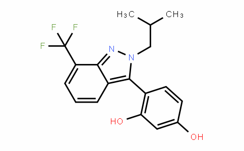 1,3-BenzeneDiol, 4-[2-(2-methylpropyl)-7-(trifluoromethyl)-2H-inDazol-3-yl]-