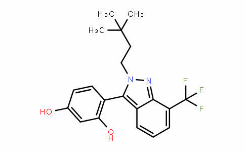 1,3-BenzeneDiol, 4-[2-(3,3-Dimethylbutyl)-7-(trifluoromethyl)-2H-inDazol-3-yl]-