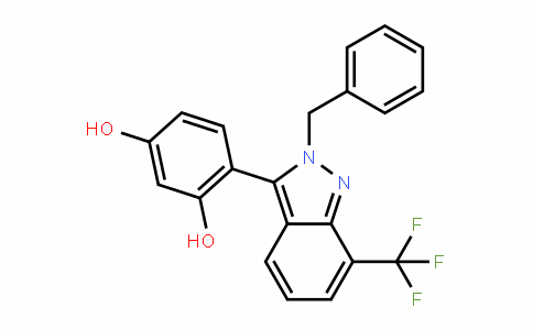1,3-BenzeneDiol, 4-[2-(phenylmethyl)-7-(trifluoromethyl)-2H-inDazol-3-yl]-