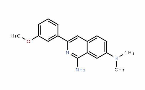 1,7-IsoquinolineDiamine, 3-(3-methoxyphenyl)-N7,N7-Dimethyl-