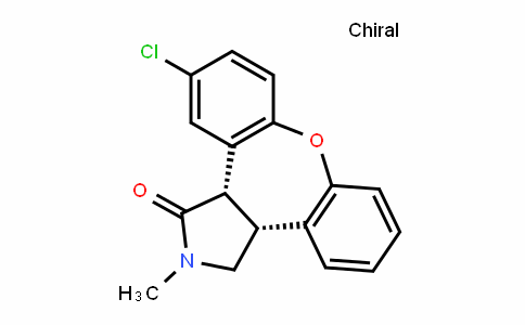 1H-Dibenz[2,3:6,7]oxepino[4,5-c]pyrrol-1-one, 11-chloro-2,3,3a,12b-tetrahyDro-2-methyl-, (3aR,12bS)-rel-