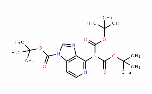 1H-ImiDazo[4,5-c]pyriDine-1-carboxylic acid, 4-[bis[(1,1-Dimethylethoxy)carbonyl]amino]-, 1,1-Dimethylethyl ester