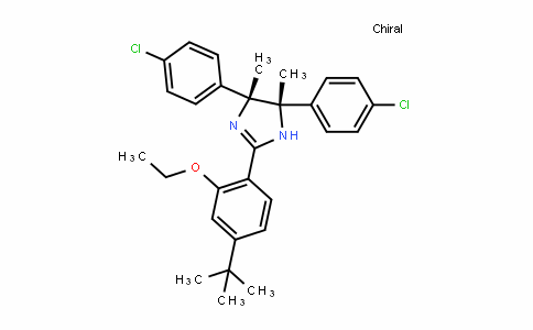 1H-ImiDazole, 4,5-bis(4-chlorophenyl)-2-[4-(1,1-Dimethylethyl)-2-ethoxyphenyl]-4,5-DihyDro-4,5-Dimethyl-, (4R,5S)-rel-