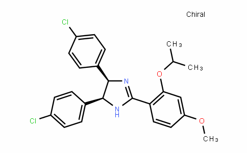 1H-ImiDazole, 4,5-bis(4-chlorophenyl)-4,5-DihyDro-2-[4-methoxy-2-(1-methylethoxy)phenyl]-, (4R,5S)-rel-