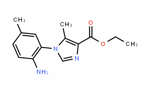 1H-ImiDazole-4-carboxylic acid, 1-(2-amino-5-methylphenyl)-5-methyl-, ethyl ester
