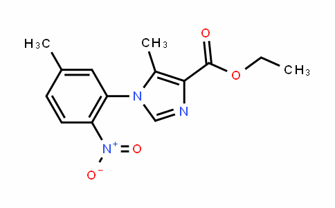 1H-ImiDazole-4-carboxylic acid, 5-methyl-1-(5-methyl-2-nitrophenyl)-, ethyl ester