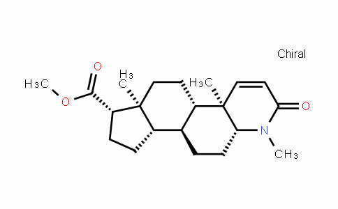 1H-InDeno[5,4-f]quinoline-7-carboxylic acid, 2,4a,4b,5,6,6a,7,8,9,9a,9b,10,11,11a-tetraDecahyDro-1,4a,6a-trimethyl-2-oxo-, methyl ester, (4aR,4bS,6aS,7S,9aS,9bS,11aR)-
