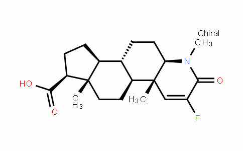 1H-InDeno[5,4-f]quinoline-7-carboxylic acid, 3-fluoro-2,4a,4b,5,6,6a,7,8,9,9a,9b,10,11,11a-tetraDecahyDro-1,4a,6a-trimethyl-2-oxo-, (4aS,4bS,6aS,7S,9aS,9bS,11aR)-