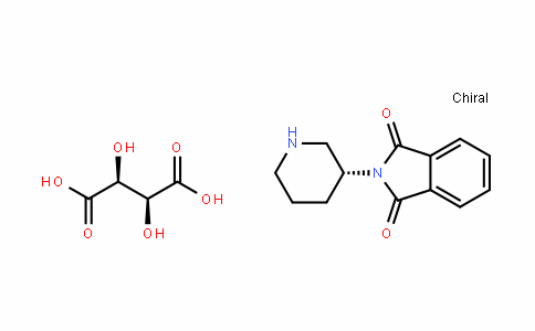 1H-IsoinDole-1,3(2H)-Dione, 2-(3R)-3-piperiDinyl-, (2S,3S)-2,3-DihyDroxybutaneDioate (1:1)