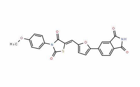 1H-IsoinDole-1,3(2H)-Dione, 5-[5-[[3-(4-methoxyphenyl)-2,4-Dioxo-5-thiazoliDinyliDene]methyl]-2-furanyl]-