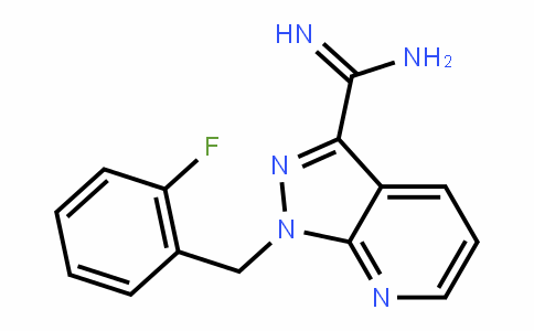 1H-Pyrazolo[3,4-b]pyriDine-3-carboximiDamiDe, 1-[(2-fluorophenyl)methyl]-