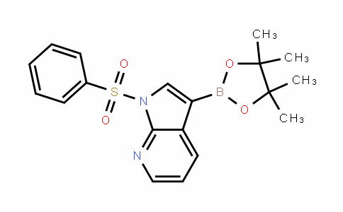 1H-Pyrrolo[2,3-b]pyriDine, 1-(phenylsulfonyl)-3-(4,4,5,5-tetramethyl-1,3,2-Dioxaborolan-2-yl)-