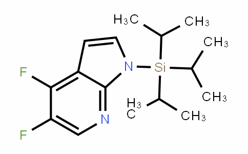 1H-Pyrrolo[2,3-b]pyriDine, 4,5-Difluoro-1-[tris(1-methylethyl)silyl]-
