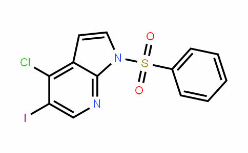 1H-Pyrrolo[2,3-b]pyriDine, 4-chloro-5-ioDo-1-(phenylsulfonyl)-