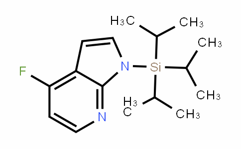1H-Pyrrolo[2,3-b]pyriDine, 4-fluoro-1-[tris(1-methylethyl)silyl]-
