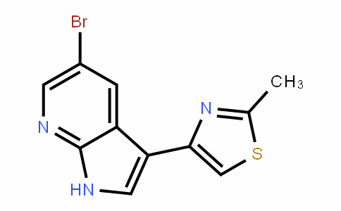 1H-Pyrrolo[2,3-b]pyriDine, 5-bromo-3-(2-methyl-4-thiazolyl)-