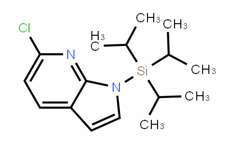 1H-Pyrrolo[2,3-b]pyriDine, 6-chloro-1-[tris(1-methylethyl)silyl]-